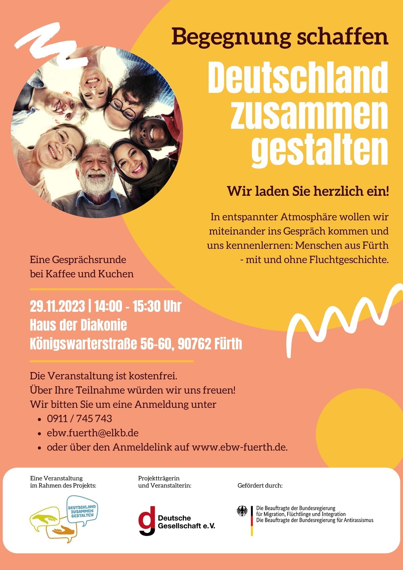 Begegnung schaffen - Deutschland zusammen gestalten